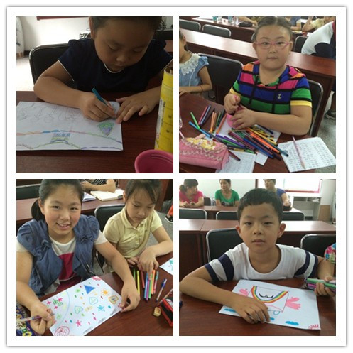 历下“谐乐社区”项目组：“七彩 梦空间”暑期夏令营之小小绘画家