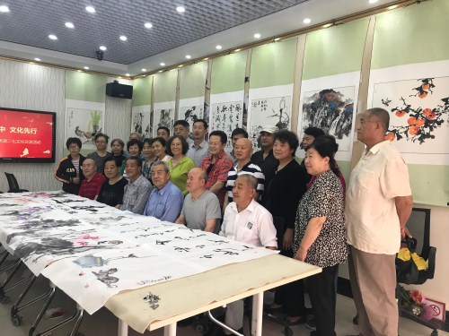 文化进社区——市中区书画进二七交流活动在梁南社区启幕1.jpg